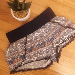 Boho mandala shorts